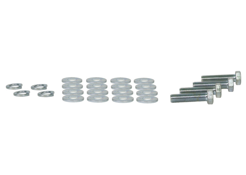 Whiteline rear camber adjustment kit for Acura Integra DC1-2, upper control arm, enhances wheel alignment and handling.