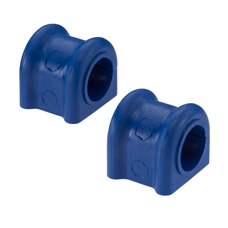 Moog front to frame sway bar bushing for Ram 1500 Rebel 2012-2021, showing rubber bushing and metal mounting hardware.