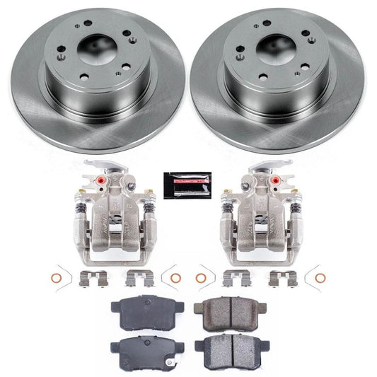 PowerStop rear brake kit with calipers for Honda Accord 2013-2017, OE-style brake replacement for reliable stopping power.
