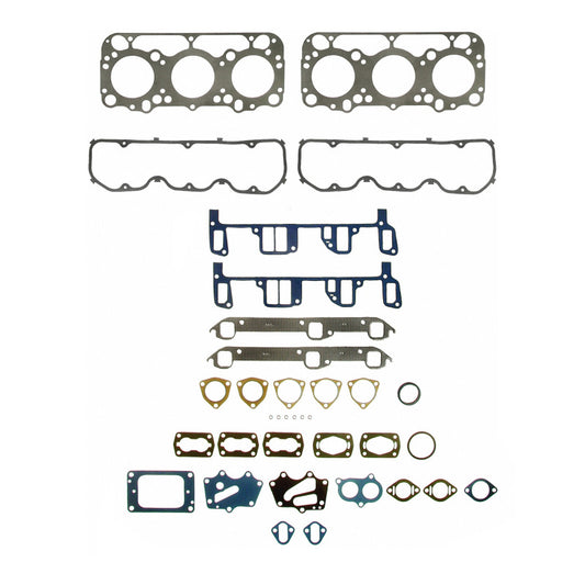 Fel-Pro HS 7961 SB-1 engine cylinder head gasket set showing multiple gaskets and sealing components for vehicle engine repair