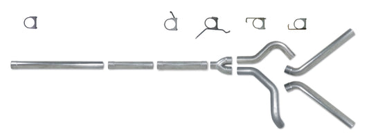 Diamond Eye Performance 4-inch Catback exhaust pipe for 2004.5-2007.5 Dodge Ram Cummins diesel, dual aluminized steel construction.