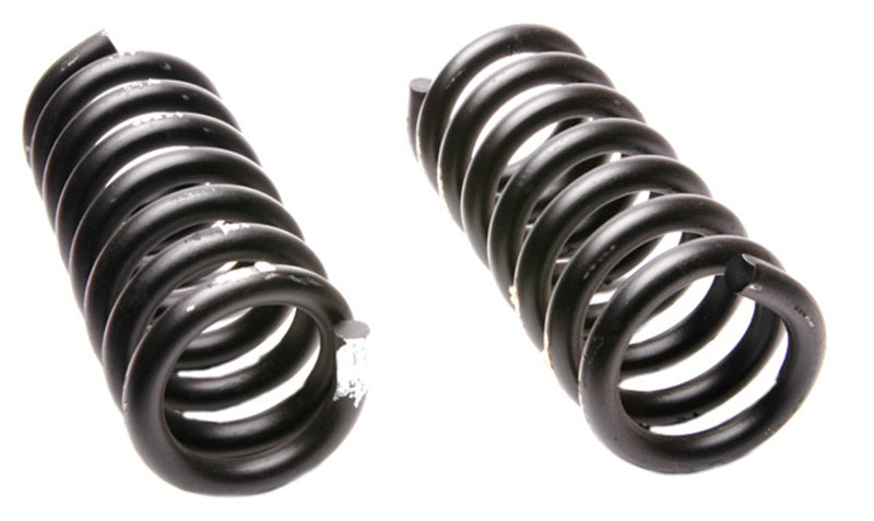 Moog coilover front coil springs for 1971-72 Fargo D200 pickup truck, designed for improved suspension support and ride quality.