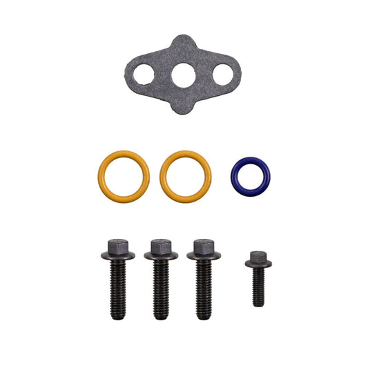 Fel-Pro Ford F-250 Super Duty turbocharger mounting gasket set, includes multiple gaskets for turbo installation and repair.