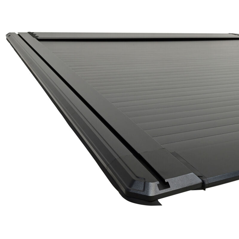 Westin black roll-up tonneau cover for 19-26 GM Silverado/Sierra 1500 5ft 8in bed, manual retractable truck bed cover