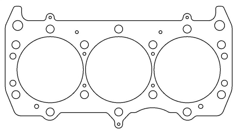 Cometic Buick V6 head gasket for 196-252 engines, MLS design with 4.02-inch bore and .036 inch thickness, for Stage I & II engines