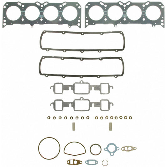 Fel-Pro Oldsmobile Cutlass PermaTorque engine cylinder head gasket set showing gaskets and sealing components.