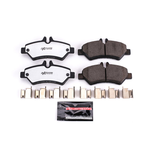 PowerStop rear Z36 truck & tow brake pads with hardware for 2007-2009 Dodge Sprinter 2500, performance brake pads.