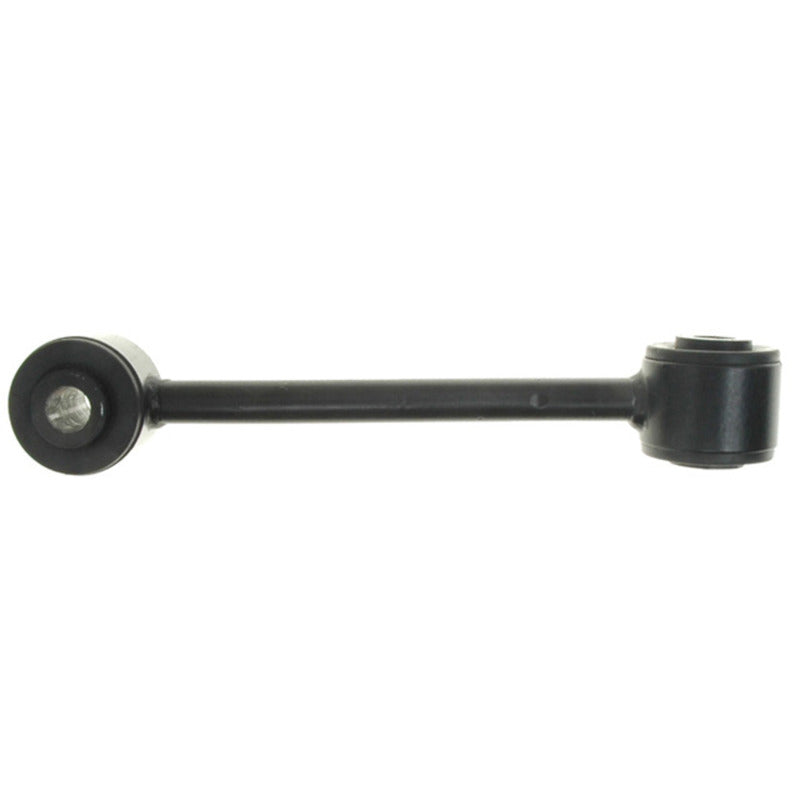 Moog front sway bar endlink for Dodge Nitro 2007-2011, showing the metal link with mounting bushings and ball joint.