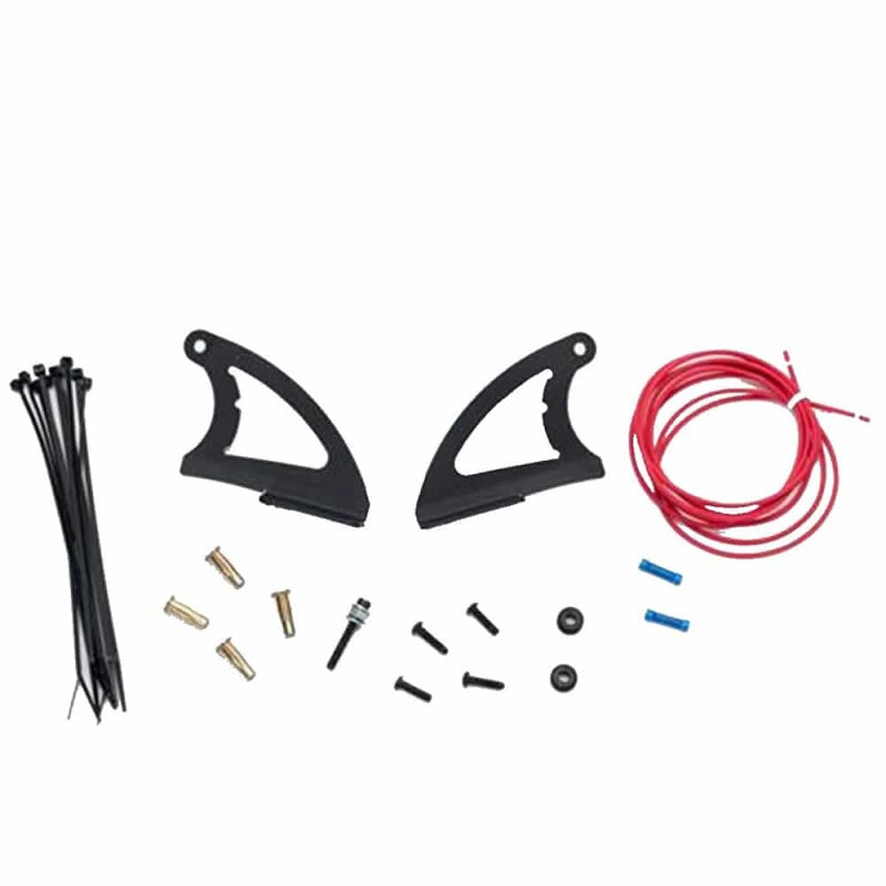 Putco 09-14 Ford F-150 roof bracket kit with 50-inch curved brackets for PN 10055, designed for roof mounting.