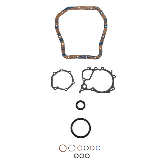 Fel-Pro Subaru Legacy CS 9854 engine conversion gasket set showing multiple gaskets for engine repair and sealing.