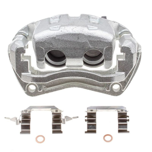 PowerStop OE front right brake caliper with bracket for 2008-2011 Nissan Pathfinder, automotive disc brake component