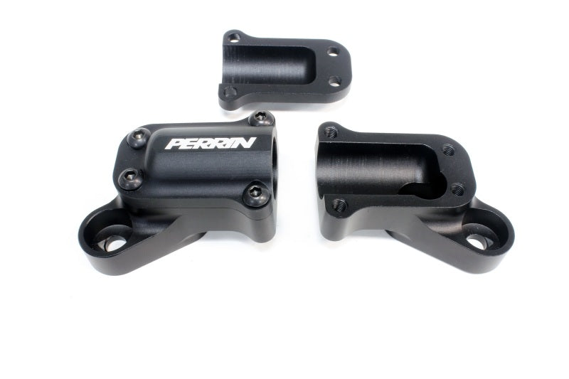 Perrin Performance carbon fiber front strut brace for Subaru BRZ, Toyota GR86, 86, and Scion FR-S vehicles, enhancing chassis rigidity.