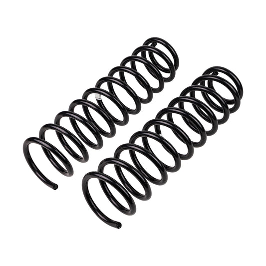 Old Man Emu coilover springs for Jeep JK front, heavy-duty and medium-duty options, designed for improved off-road performance.