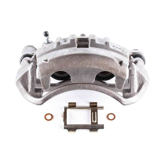 PowerStop OE brake caliper with bracket for Dodge Sprinter 2500, front or rear left, in black finish.