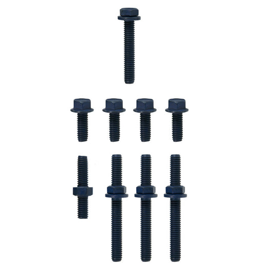 Fel-Pro Ford F-150 exhaust manifold hardware kit with bolts and gaskets for durable engine performance.