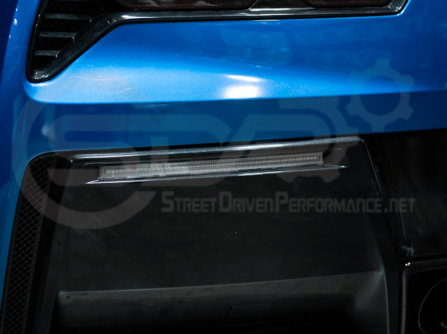 2014-2019 Chevrolet Corvette C7 | Rear Diffuser Smoke or Clear Lens LED Reflector Light Pair