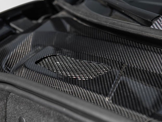2020+ CHEVROLET CORVETTE C8 | FACTORY STYLE CARBON FIBER FRONT TRUNK TRIM KIT REPLACEMENT