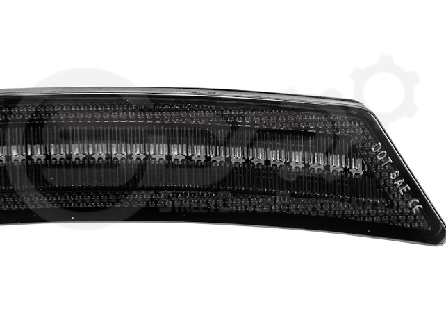 2020-Up Cadillac CT5 | Front Bumper Amber LED Reflector Light Side Marker Pair (Clear, Amber or Smoke Lens)