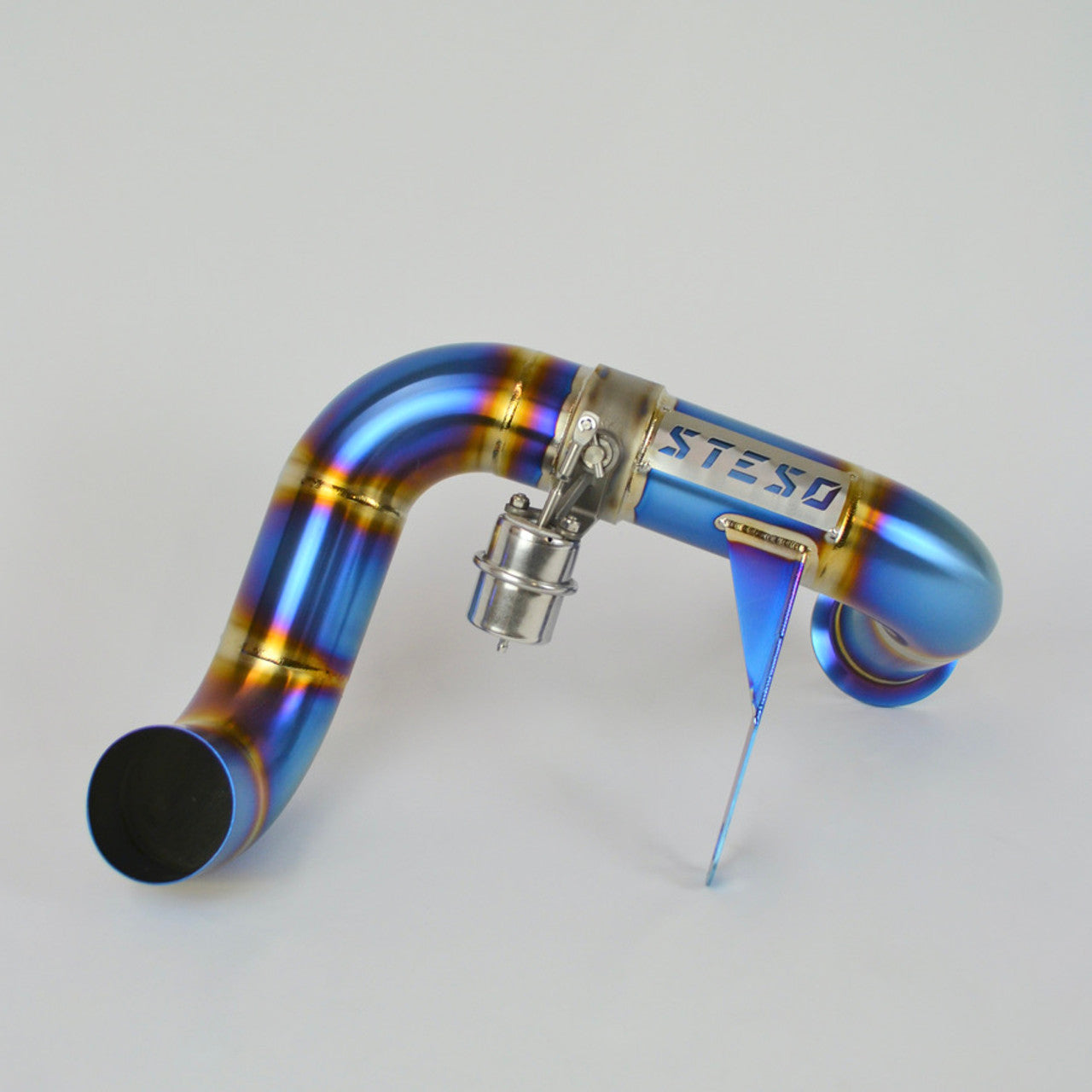STESO Performance - Audi R8 Gen2 Facelift (2020+) 3" Race valved exhaust system TITANIUM RAW