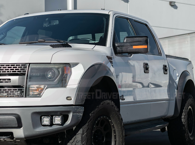 2009-2014 Ford F-150 Raptor SVT | Factory Style Carbon Fiber Mirror Covers Replacement