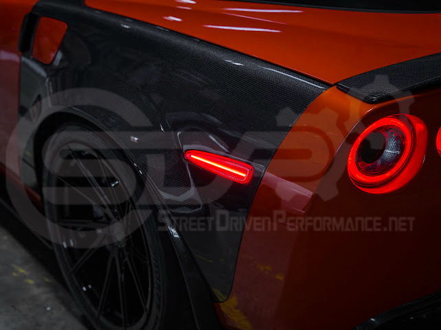 2005-2013 Chevrolet Corvette C6 | Amber Light LED Side Fender Markers Pair (Front and / or Rear) {Clear, Amber, Red, or Smoke Lenses}