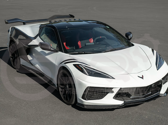 2020-Up Corvette C8 STINGRAY & Z51 | Z06 Z07 Package Front Bumper Lip Splitter Ground Effects