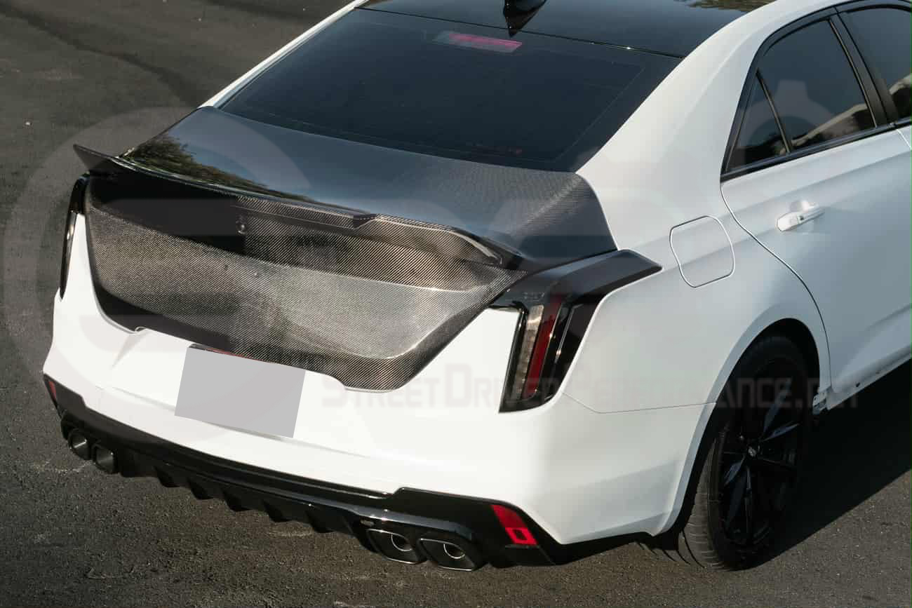 2021-UP CADILLAC CT4, CT4 V, AND CT4-V BLACKWING | BLACKWING STYLE REAR TRUNK LID WITH INTEGRATED SPOILER
