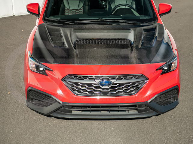 2022-UP SUBARU WRX | JDM VRS STYLE CARBON FIBER FRONT VENTED HOOD