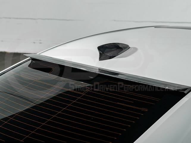2020-Up Cadillac CT4 / CT4-V / CT4-V Blackwing | SDP Performance Style Carbon Fiber Rear Roof Top Window Spoiler Wing
