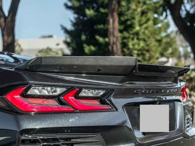 2023-UP CORVETTE C8 Z06 | REAR CENTER WICKERBILL SPOILER WING EXTENTION