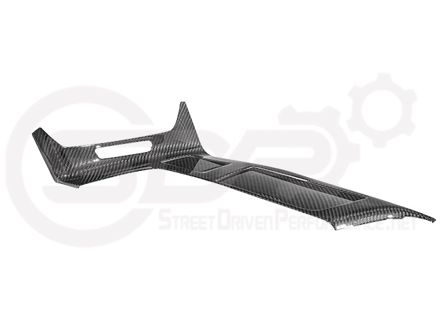 2014-2019 Corvette C7 | Carbon Fiber Center Console Bezel Cup Holder Trim Panel (Fits all Models)