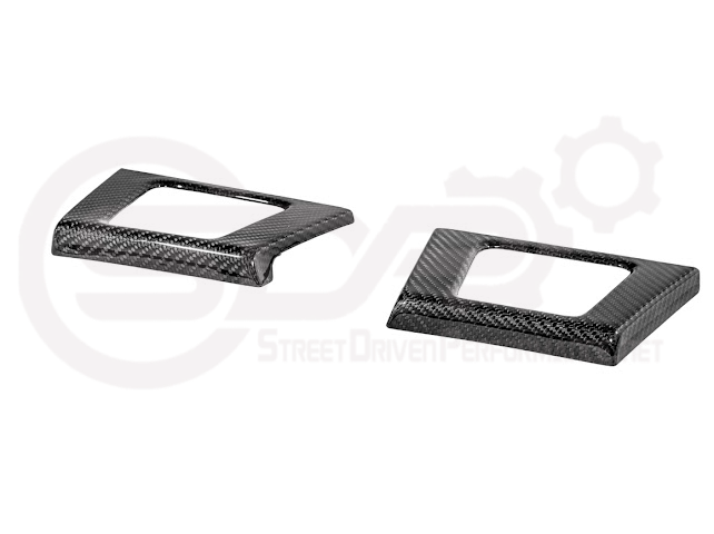 2021-UP FORD F-150 | FACTORY STYLE CARBON FIBER REAR DOOR TRIM ARMREST CUP HOLDER PANEL COVER
