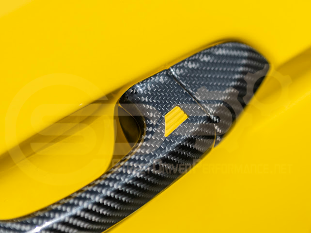 2015-2023 FORD MUSTANG S550 | CARBON FIBER OUTER DOOR HANDLE COVER SET PAIR