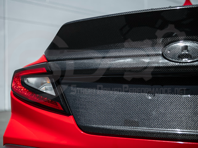 2022-Up Subaru WRX | JDM Style Carbon Fiber Rear Trunk w/ Integrated Spoiler Wing