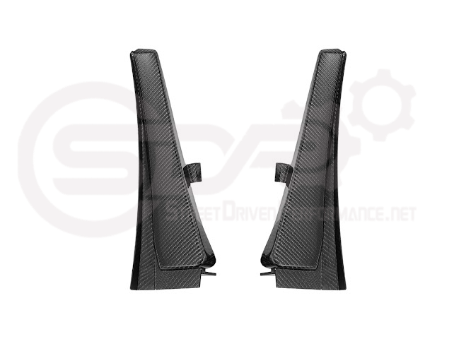 2023-UP CORVETTE C8 E-RAY, Z06, & ZR1 | FACTORY EXTENDED XL VERSION 2 FRONT & REAR MUD FLAPS SPLASH GUARD PAIR