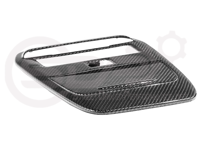 2021-Up Ford F-150 | Dry Carbon Fiber Overhead Console Front Map Lamp Frame Panel