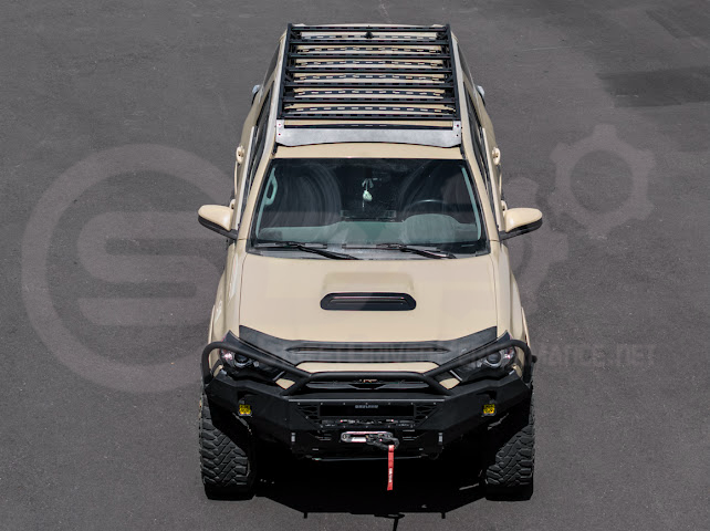 2010-2024 Toyota 4Runner | Carbon Steel Black Top Roof Rack Cargo Carrier