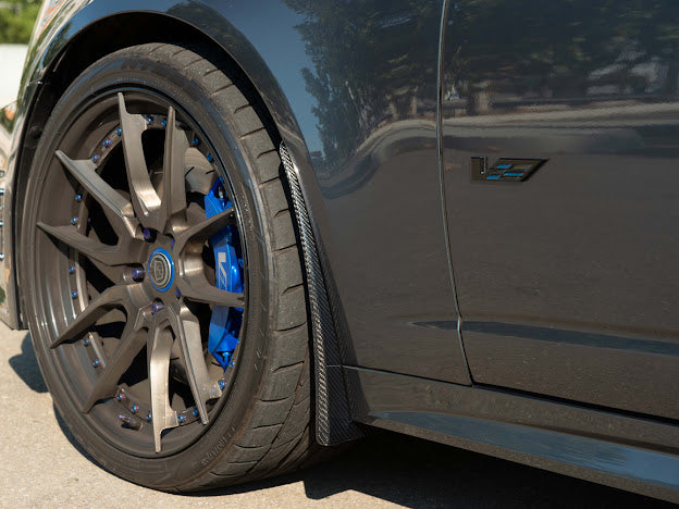 2009-14 CADILLAC CTS-V V2 |CARBON FIBER SPLASH GUARDS / MUD FLAPS