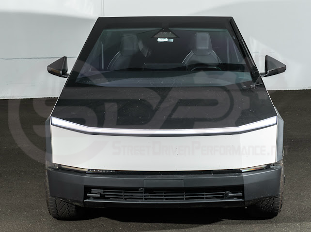 2024-Up Tesla Cybertruck | Factory Style Carbon Fiber Side Mirror Covers Pair