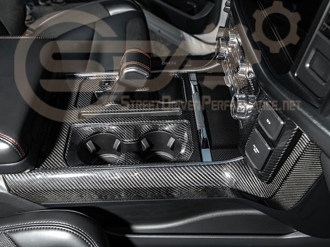 2021-UP FORD F-150 | FACTORY STYLE CARBON FIBER CENTER CONTROL GEAR SHIFT PANEL COVER