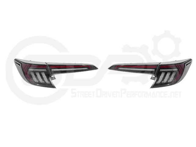 2019-UP COROLLA HATCHBACK GR SEQUENTIAL SIGNAL LED CLEAR REAR TAILLIGHTS PAIR