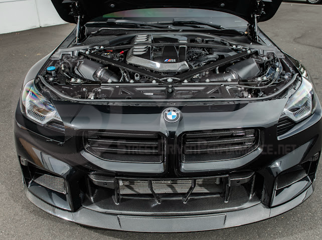 2021+ BMW G87 G80 G82 M2 M3 M4 | DRY CARBON FIBER WATER TANK RADIATING PLATE COVER TRIM