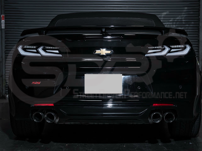 2016-2018 Chevrolet Camaro | C8 Style Sequential Signal LED Rear Taillights Pair (Clear / Red / Smoke Lens)