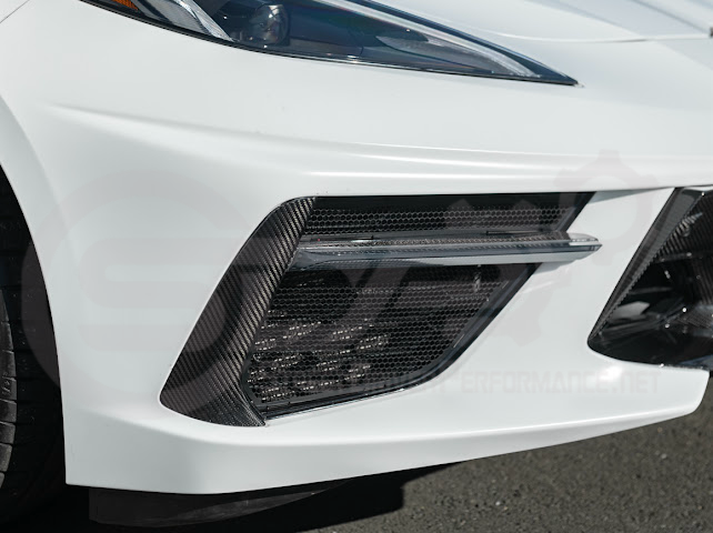 2020-UP CORVETTE C8 STINGRAY & Z51 | SEQUENTIAL FRONT GRILLE LED DRL LIGHT BAR BEZEL INSERTS PAIR