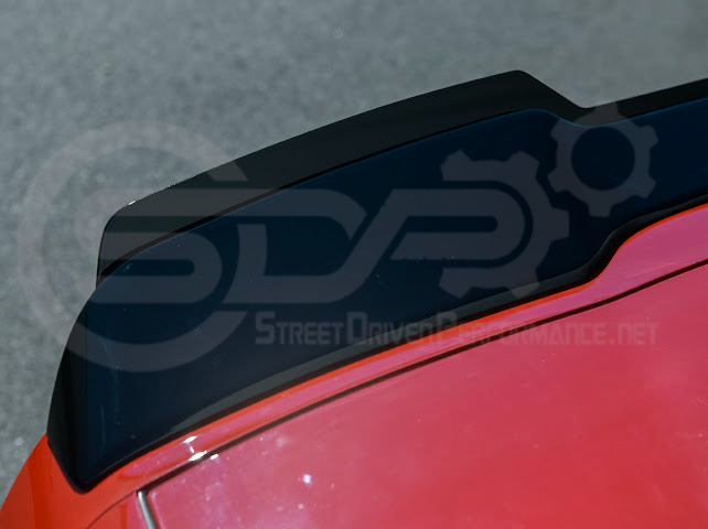 2005-2013 Corvette C6 | ZR1 Extended Style Rear Wing Wickerbill Spoiler (Matte or Gloss Black)