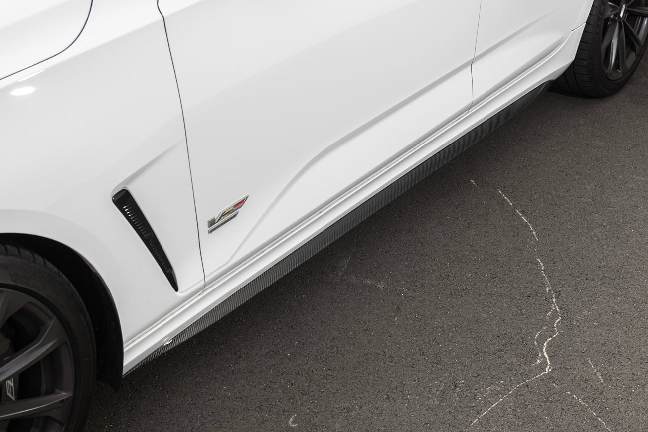 2020+ Cadillac CT4 / CT4-V / CT4-V Blackwing | Carbon Fiber Side Skirts Rocker Panels Ground Effects