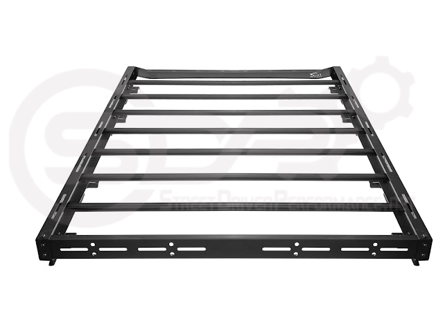 2018-UP JEEP WRANGLER JL & 2020-PRESENT JEEP GLADIATOR JT | CARBON STEEL BLACK TOP ROOF CARGO RACK (FULL & HALF LENGTH)