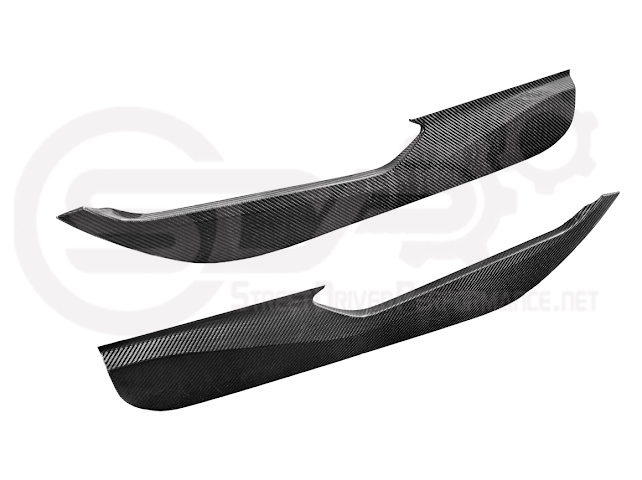 2020-Up Corvette C8 | CARBON FIBER Door Kick Guard Panel Lower Pocket Cover Pair