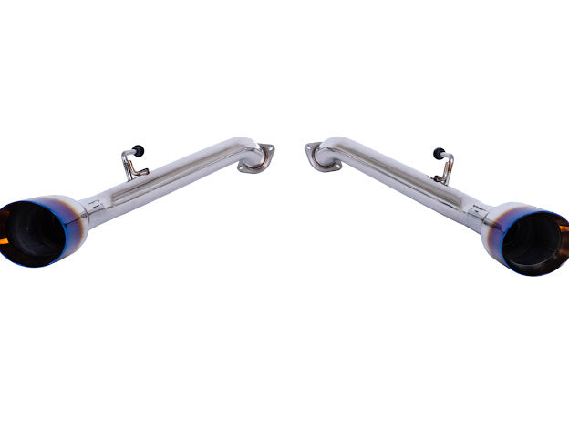 2014-PRESENT INFINITI Q50 MUFFLER DELETE AXLE BACK BURNT TIPS EXHAUST