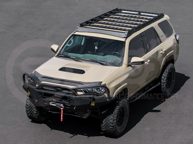 2010-2024 Toyota 4Runner | Carbon Steel Black Top Roof Rack Cargo Carrier